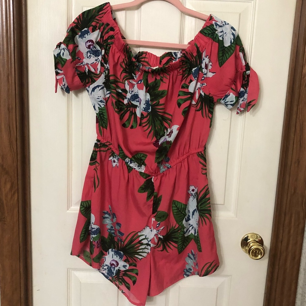 Blush Botanical Island Romper